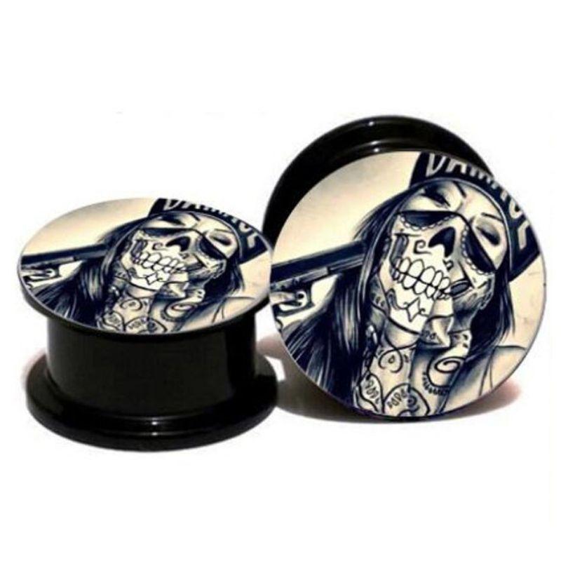 Piercing Crâne Mexicain Catrina