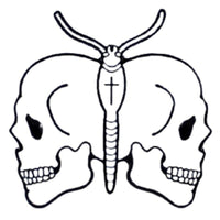 Thumbnail for Pin's Tête de Mort <br> Papillon