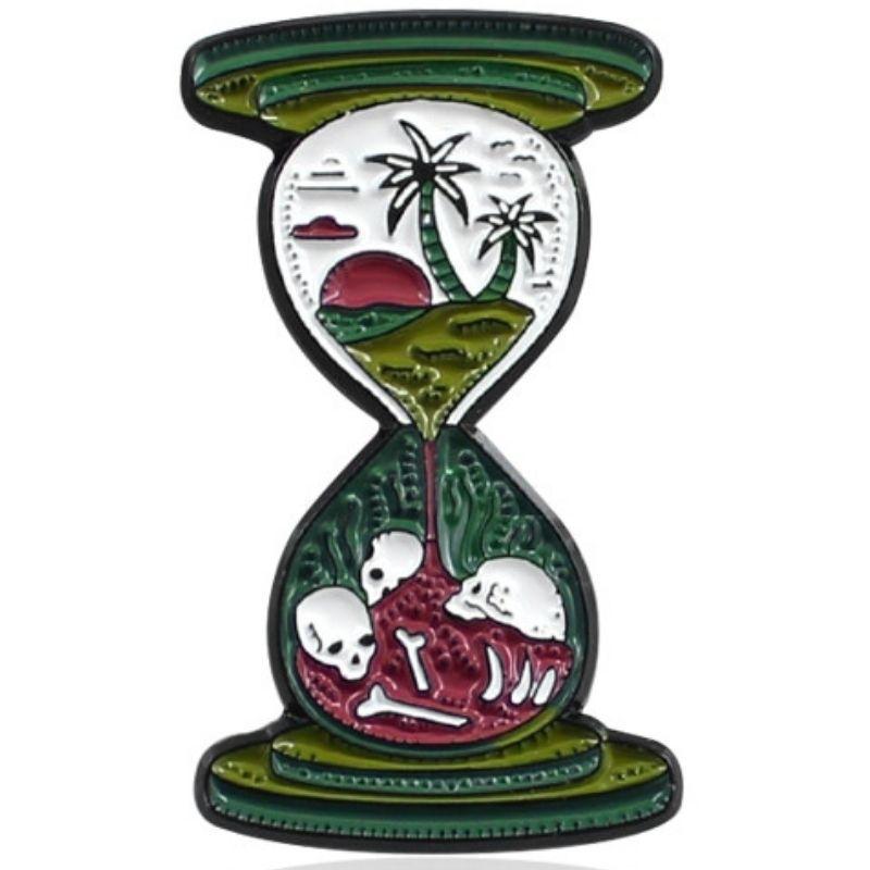 Pin's Squelette Rouge