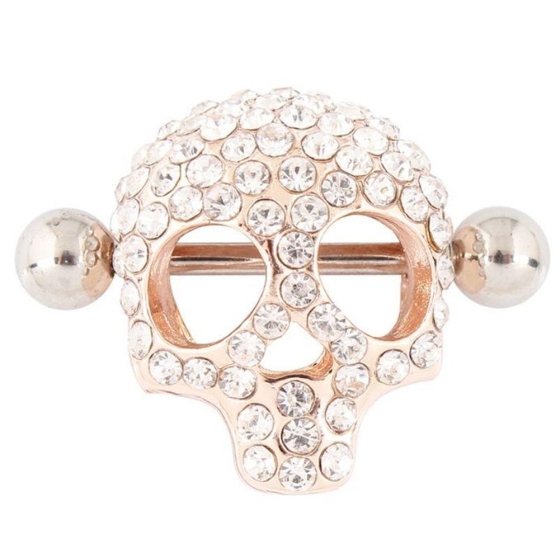 Piercing Tête de Mort Diamant