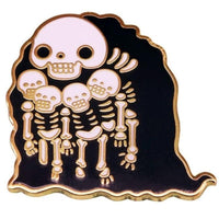 Thumbnail for Pin's Tête de Mort <br> Rockabilly