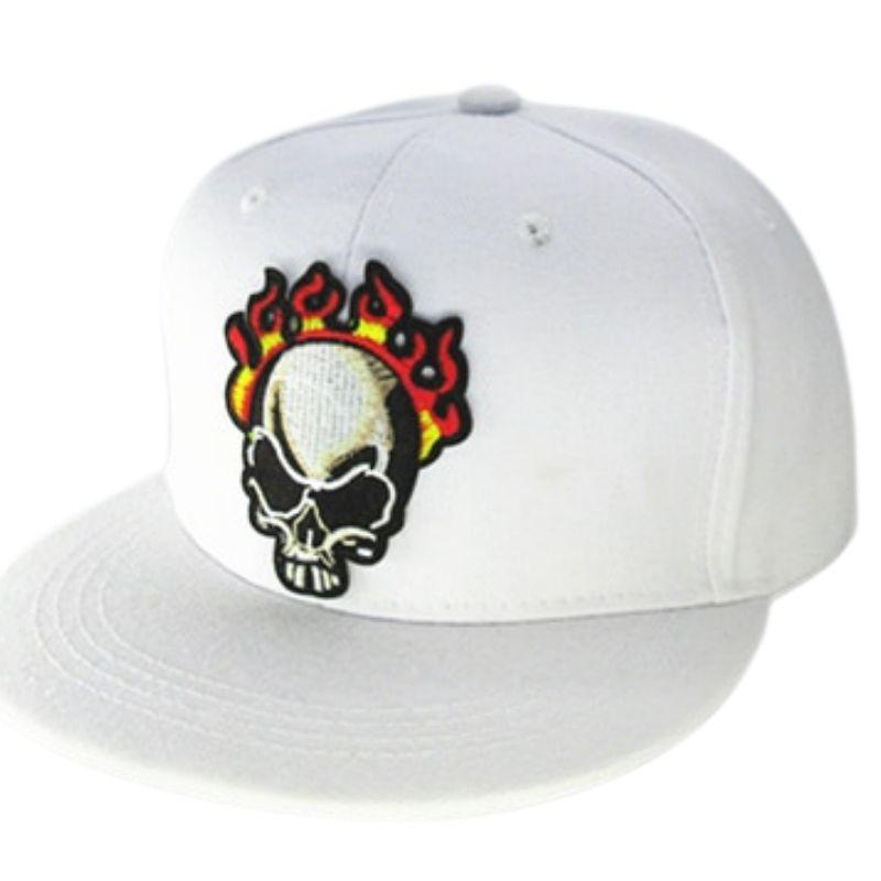 Casquette Tête de Mort <br> En Feu