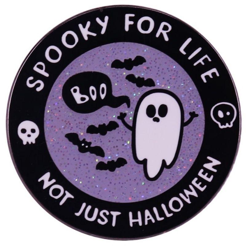 Pin's Tête de Mort Fantôme