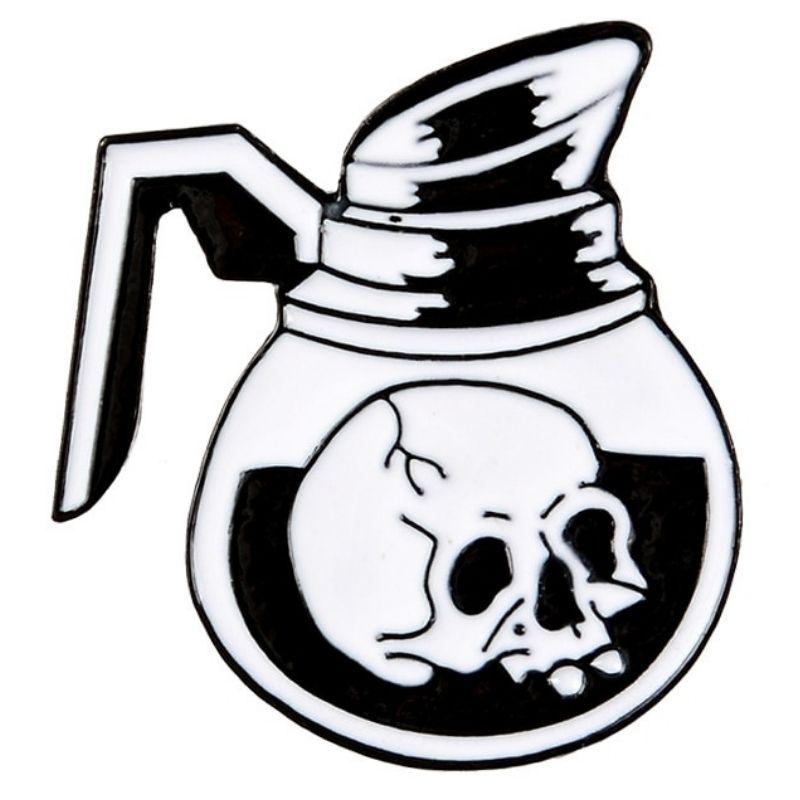 Pin's Crâne Blanc