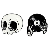 Thumbnail for Pin's Tête de Mort DJ