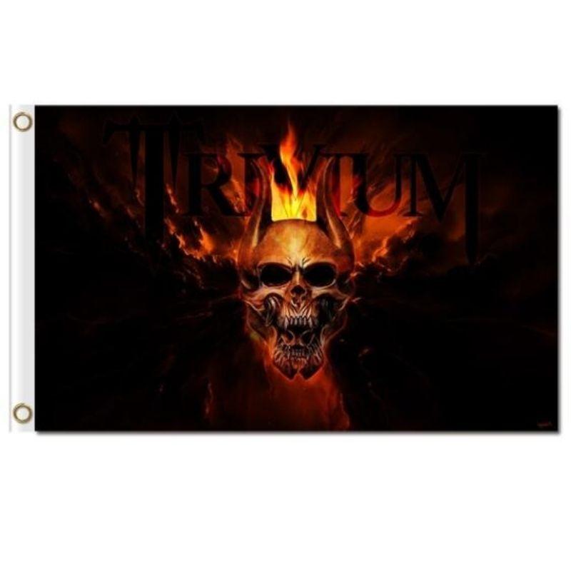 Drapeau Tête de Mort <br/> En feu