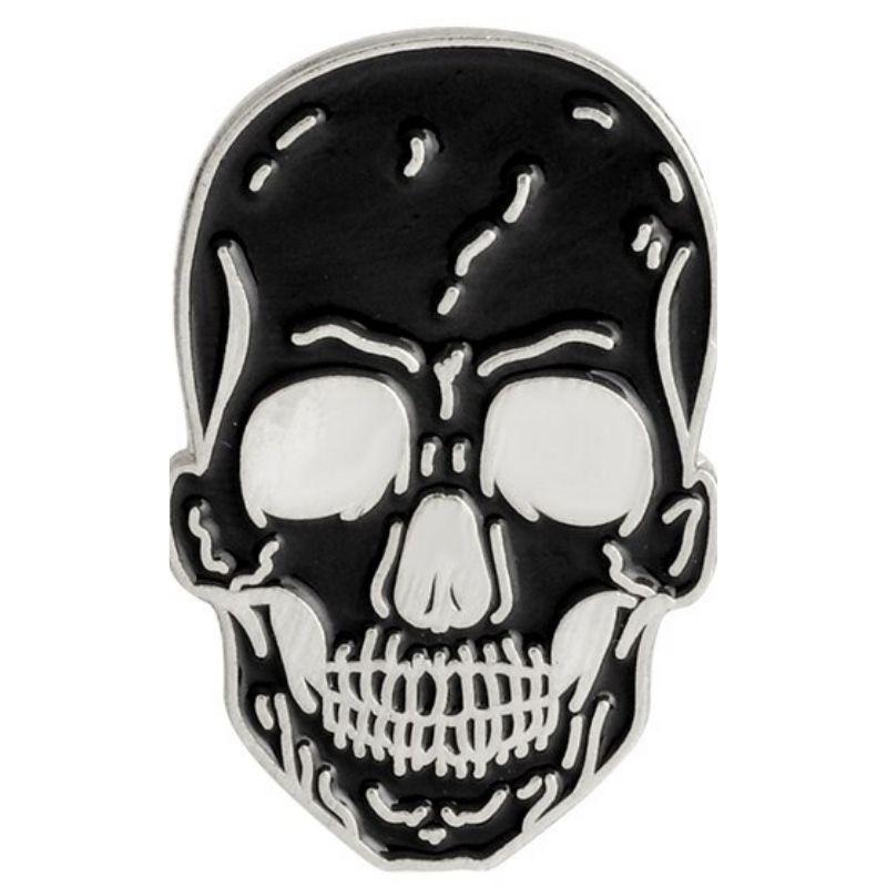 Pin's Tête de Mort Or