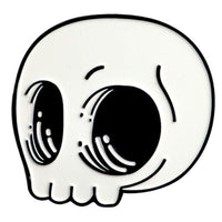 Thumbnail for Pin's Tête de Mort <br> Blanche