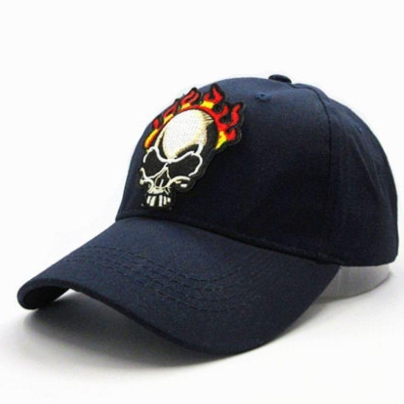 Casquette Crâne En Feu