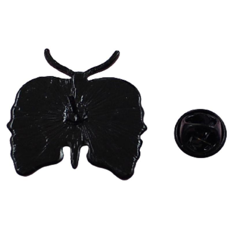 Pin's Tête de Mort <br> Papillon