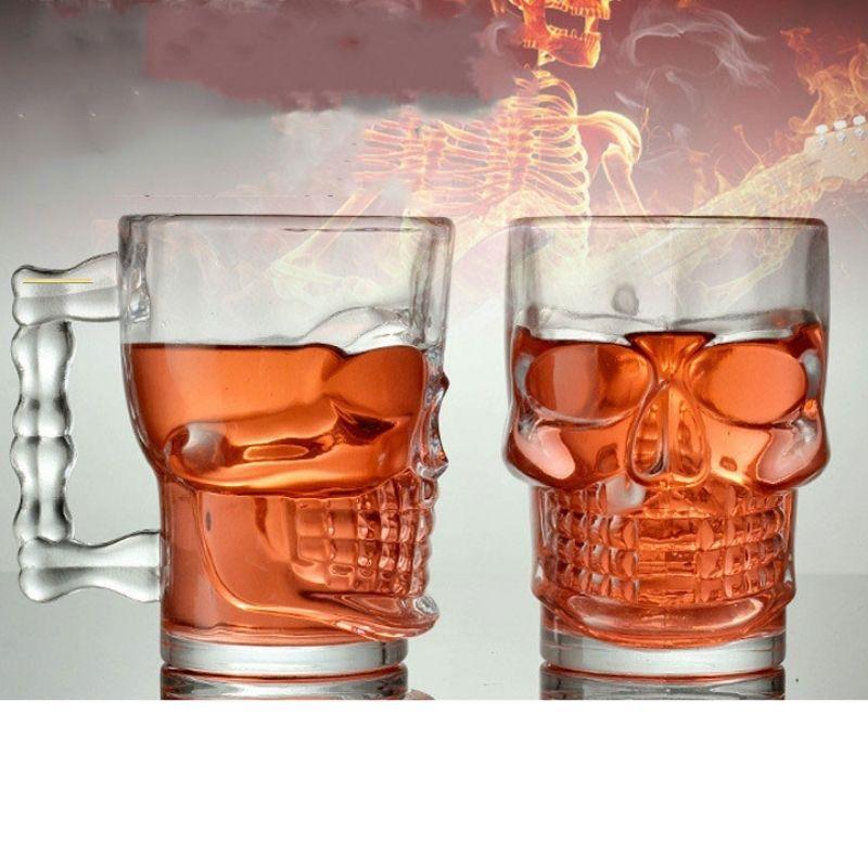 Mug Tête de Mort en Verre