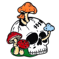 Thumbnail for Pin's Tête de Mort <br> Psychédélique