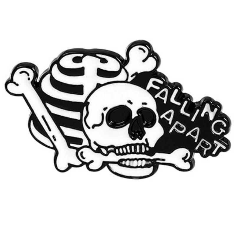 Pin's Skull Noir et Blanc