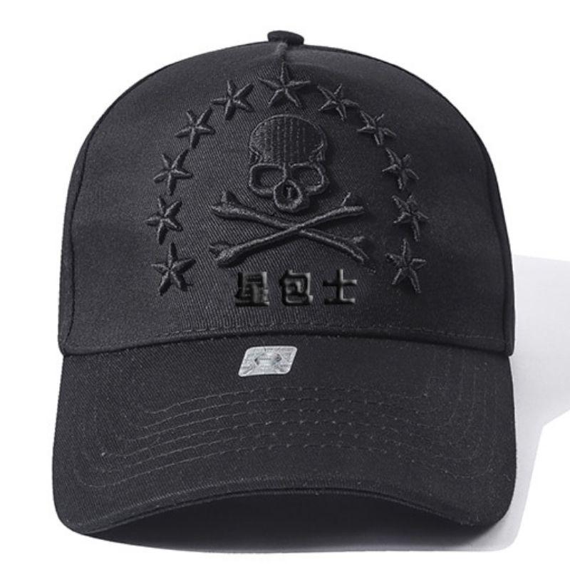 Casquette Tête de Mort <br> Noire