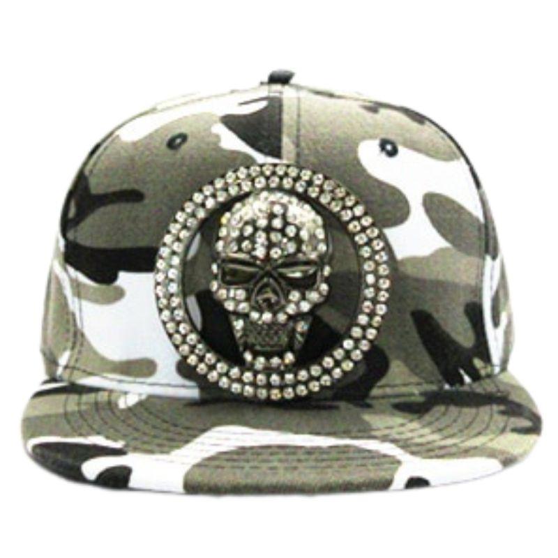 Casquette Skull Strass