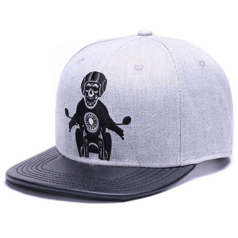 Casquette Tête de Mort <br> Biker