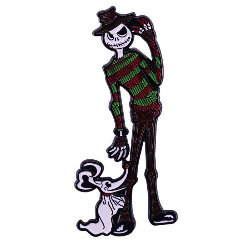 Pin's Tête de Mort <br> Jack