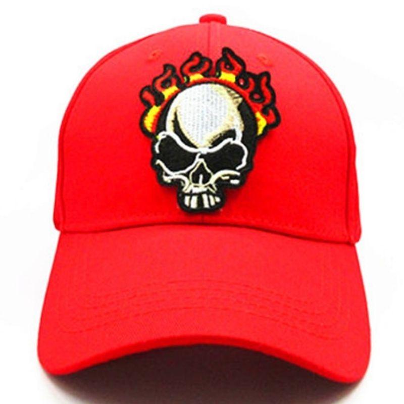 Casquette Crâne En Feu