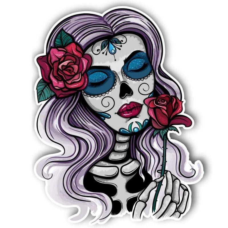 Sticker Santa Muerte