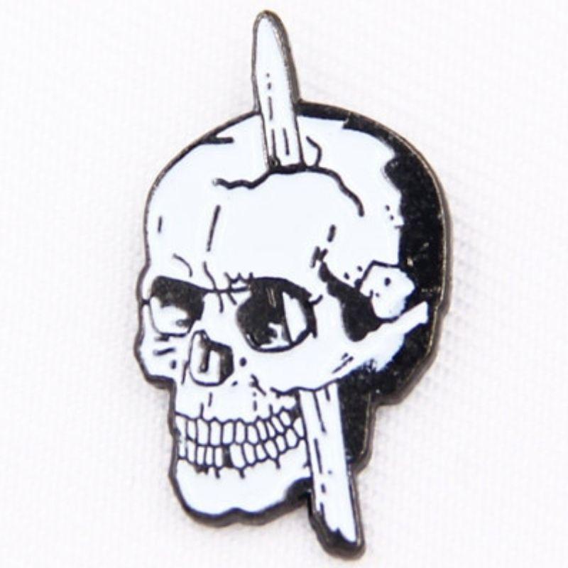 Pin's Tête de Mort <br> Guerrier