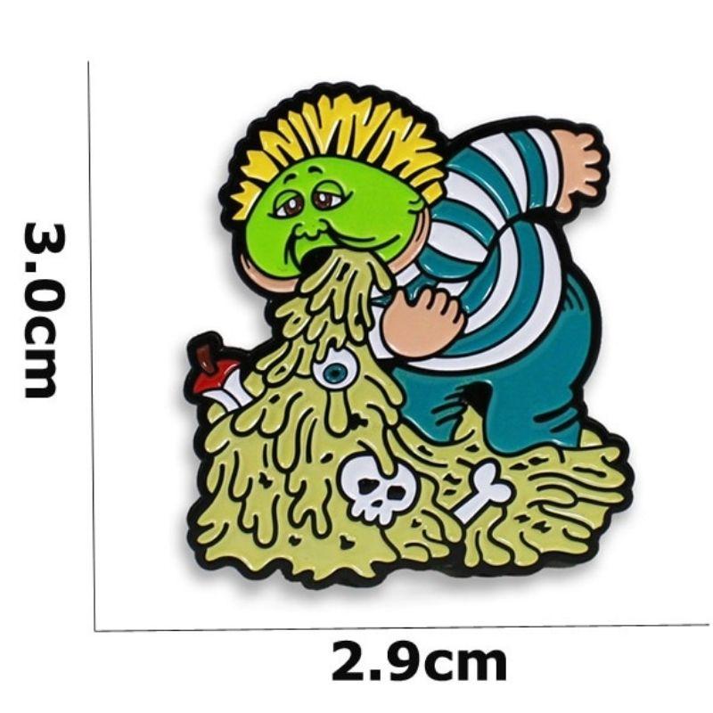 Pin's Tête de Mort <br> Coloré