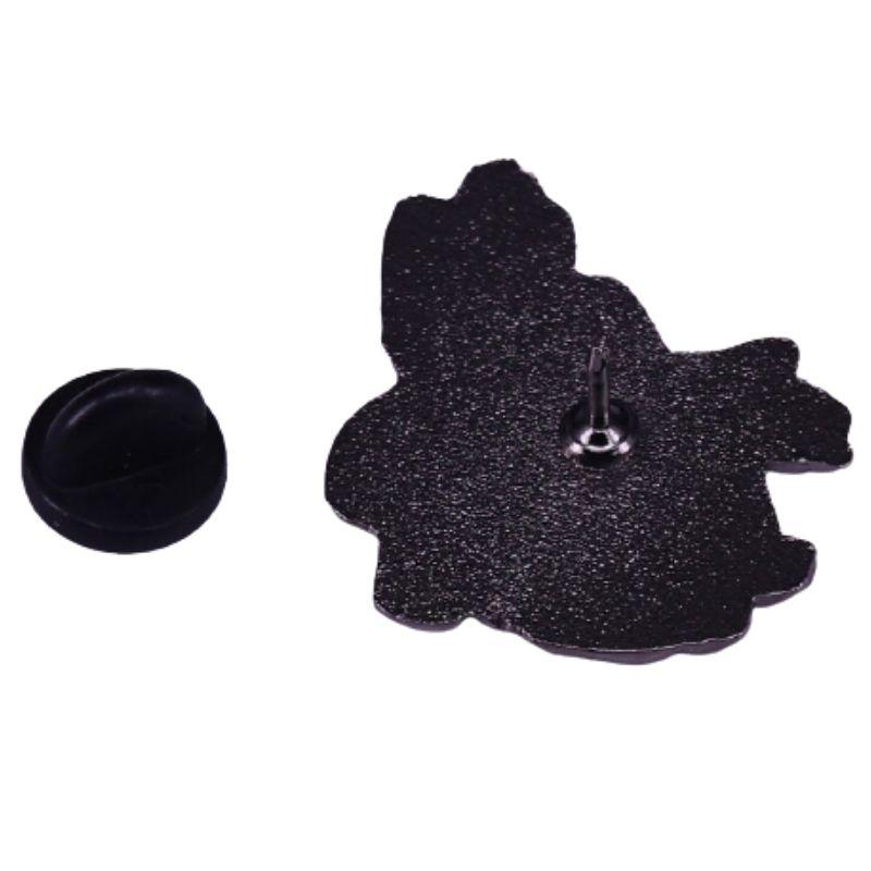 Pin's Tête de Mort <br> Serpent