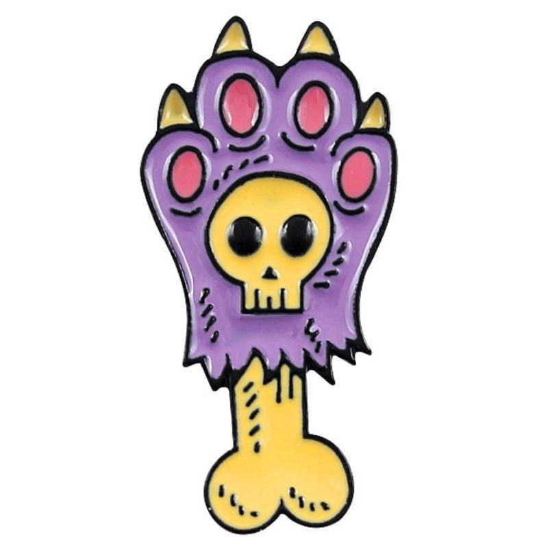 Pin's Tête de Mort Os