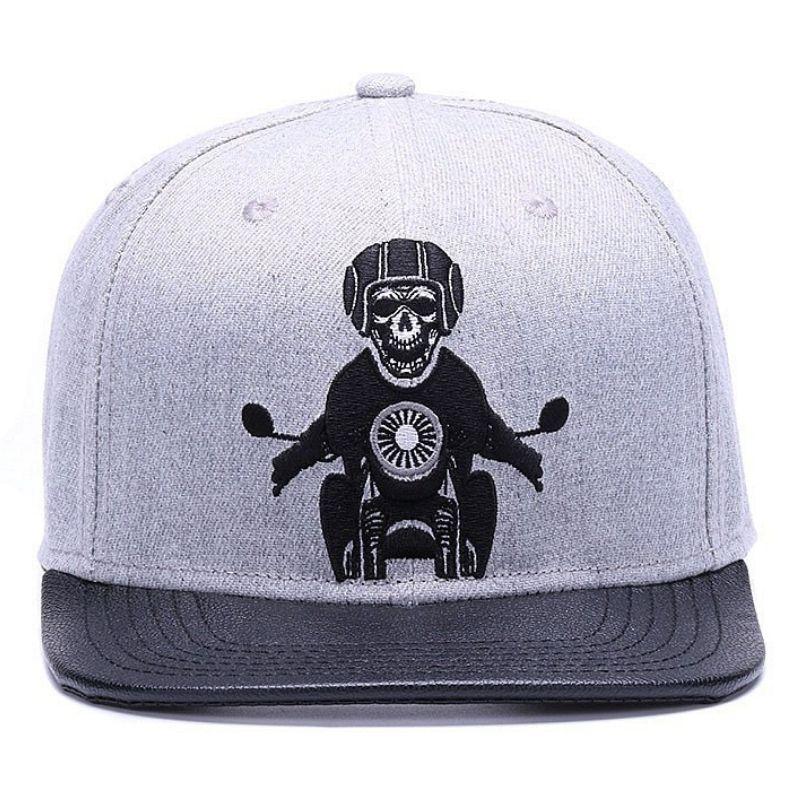 Casquette Tête de Mort <br> Biker