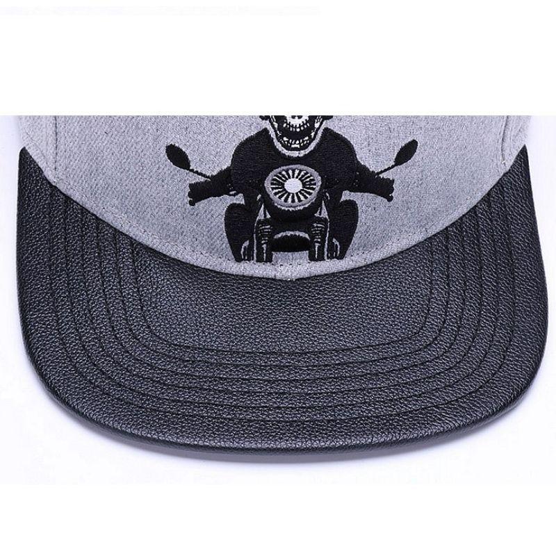 Casquette Tête de Mort <br> Biker