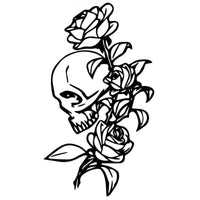 Thumbnail for Sticker Tête de Mort et Rose