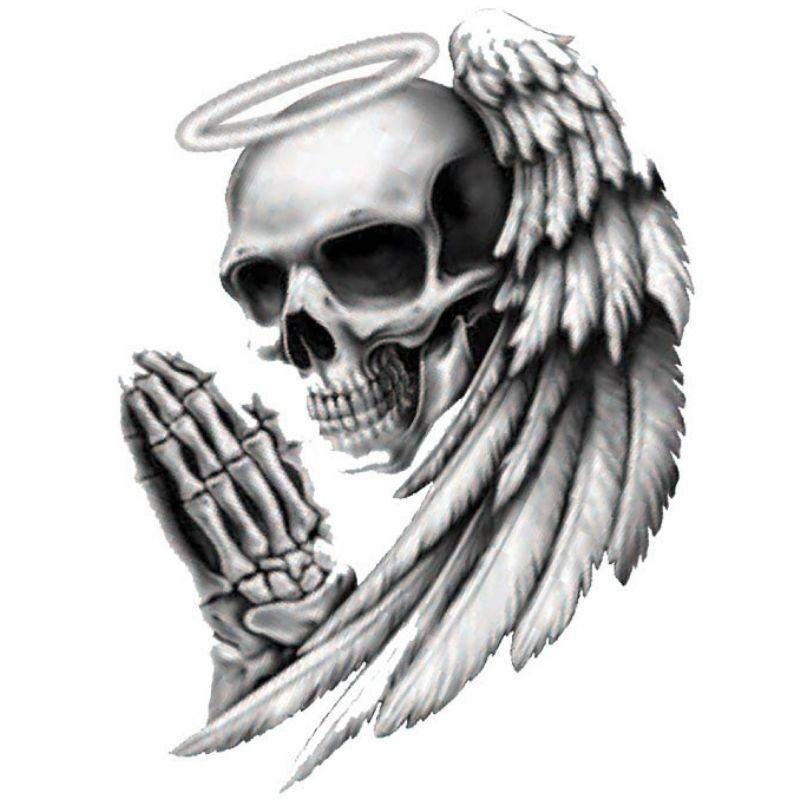 Sticker Skull Angel