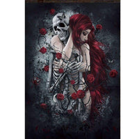 Thumbnail for Drapeau Crâne et Rose