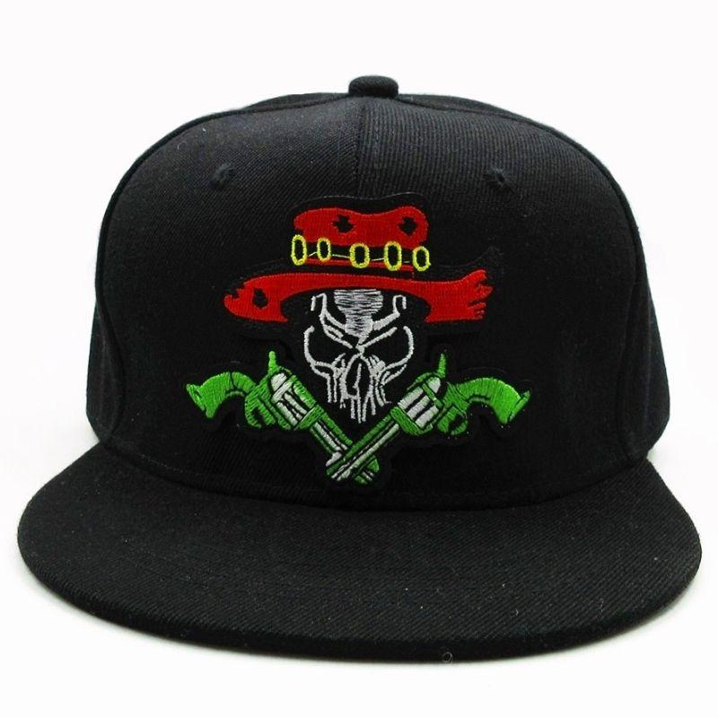 Casquette Tête de Mort <br> Pistolet