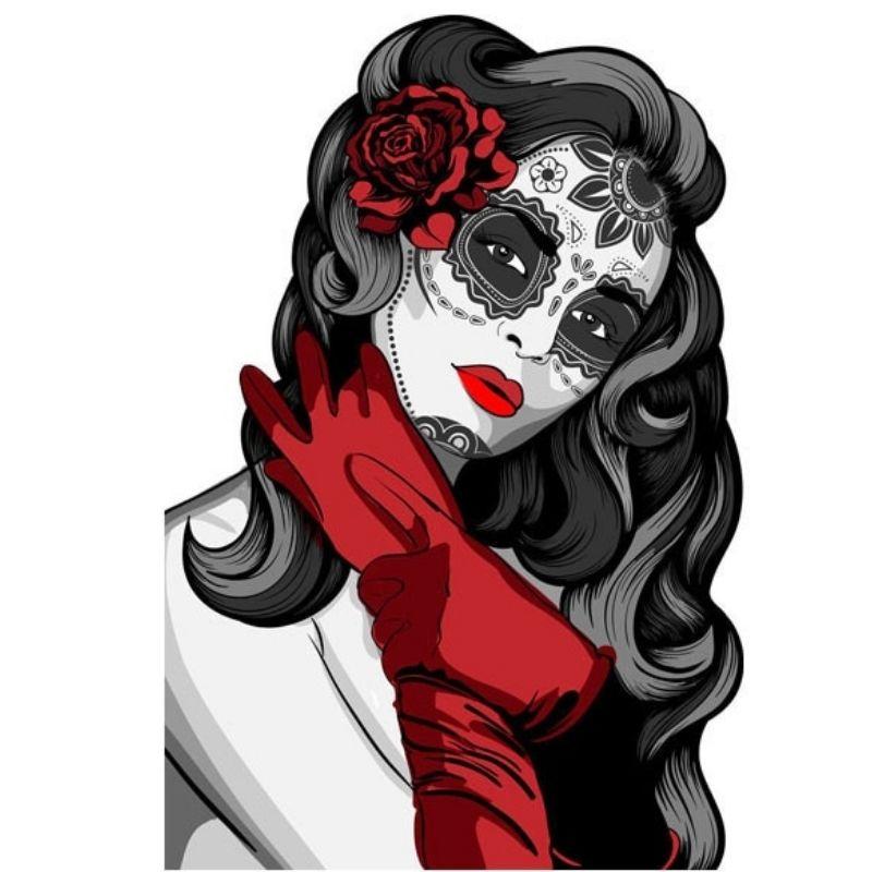 Sticker de la Santa Muerte