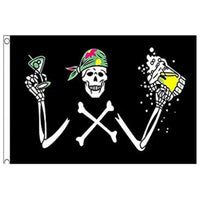 Thumbnail for Drapeau Squelette Heureux