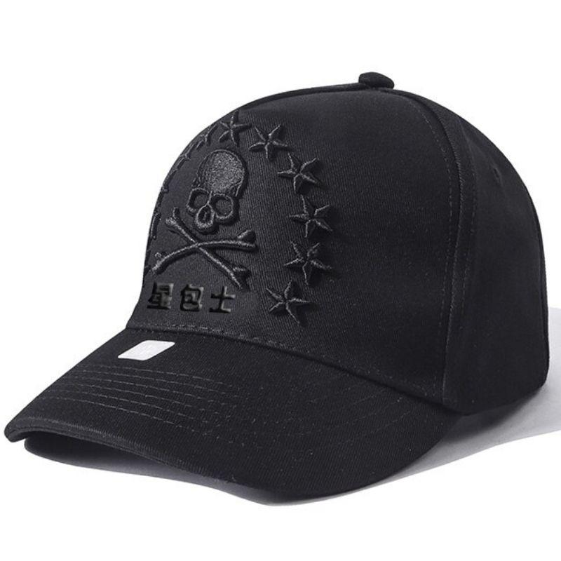 Casquette Tête de Mort <br> Noire