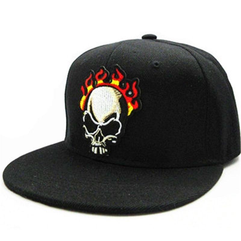 Casquette Tête de Mort <br> En Feu