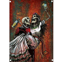 Thumbnail for Drapeau Squelette Amoureux