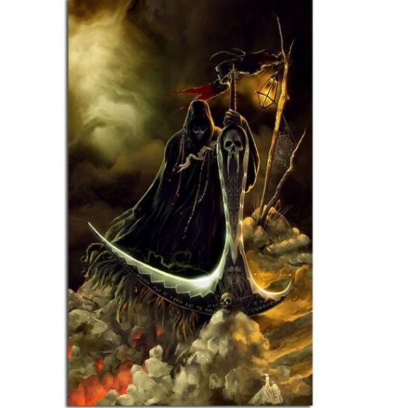 Drapeau Tête de Mort <br/> Satanique