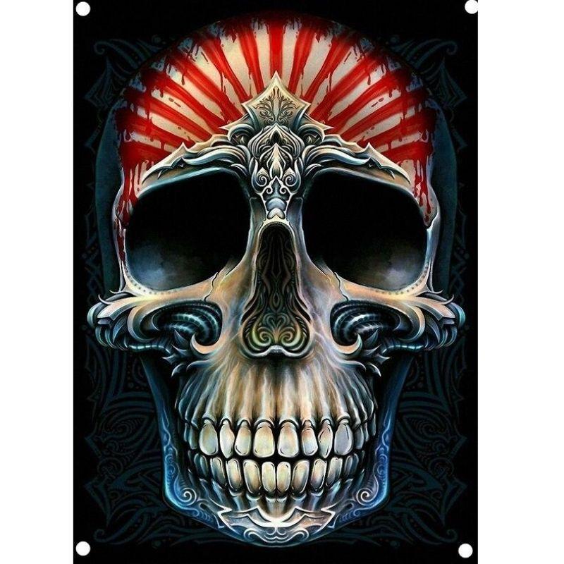 Drapeau Tête de Mort <br/> Maya