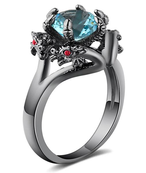 Bague Dragon Femme (Acier)