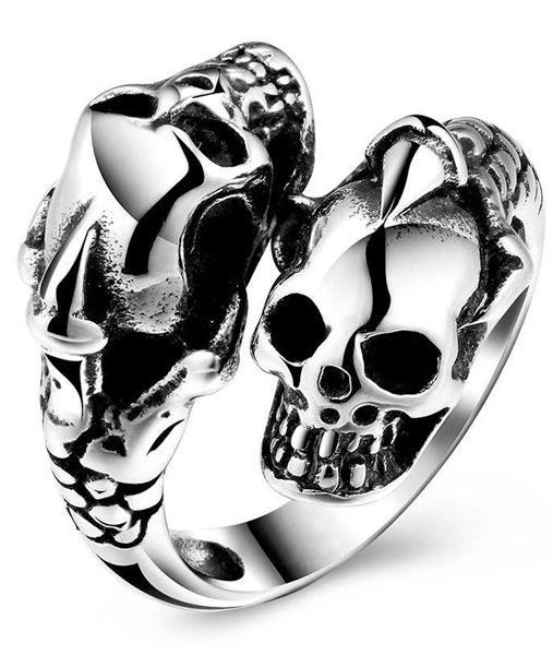 Bague Dragon Homme (Acier)