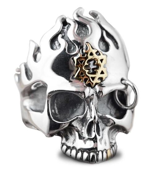 Bague Punk Homme (Argent)