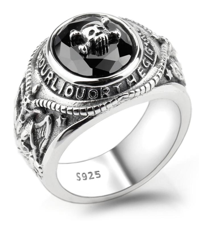 Bague Pirate Homme (Argent)