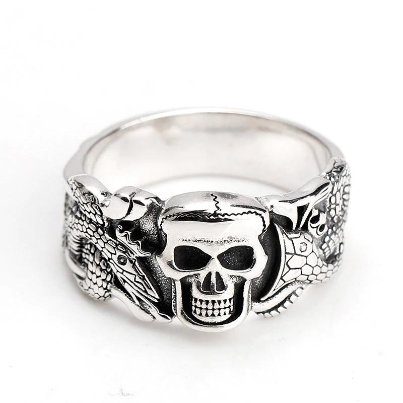 Bague Serpent Homme (Argent)