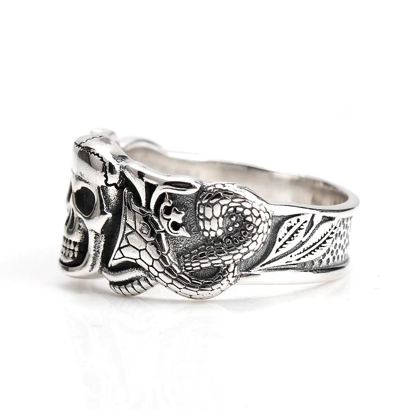 Bague Serpent Homme (Argent)