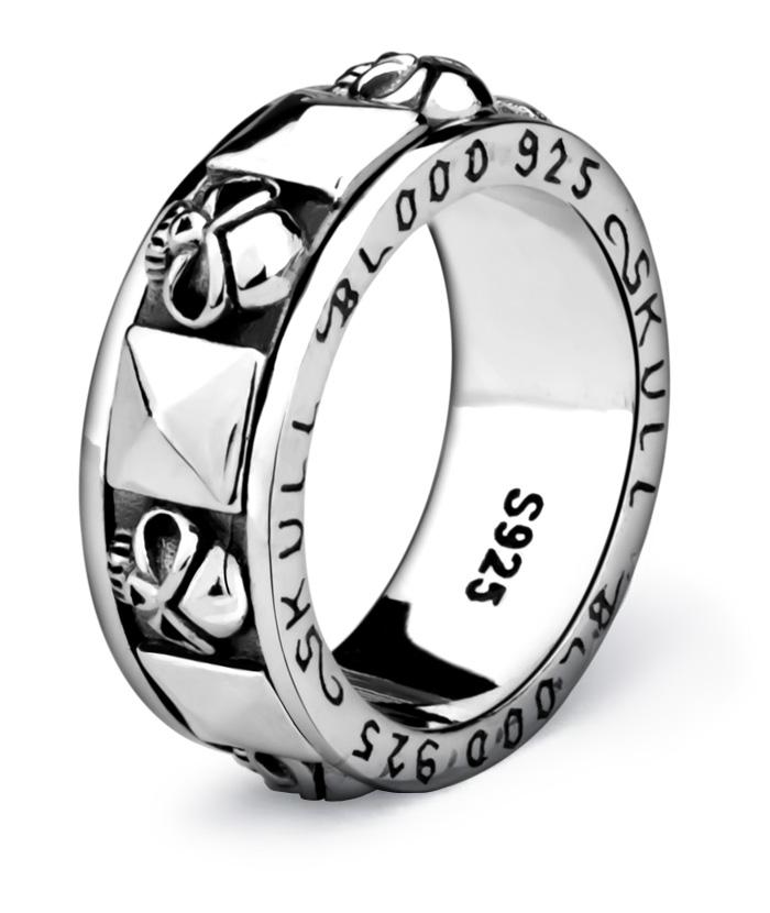 Bague Tête de Mort <br/> Argent 925