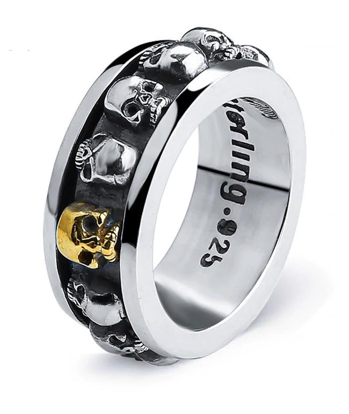 Bague Skull (Argent)