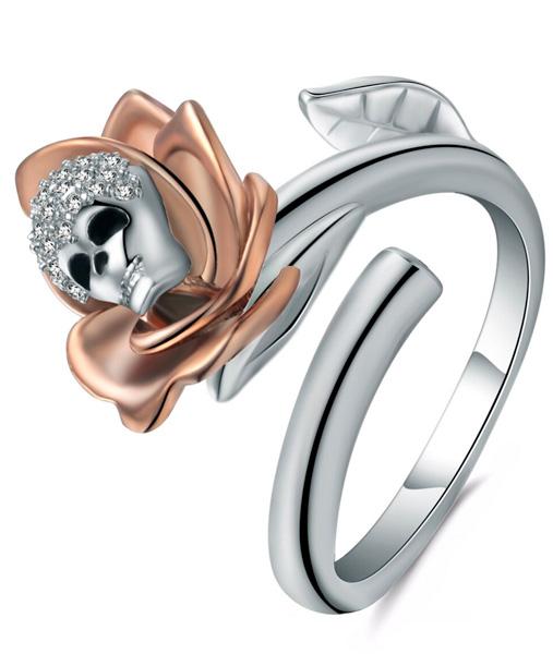 Bague Rose Maudite (Acier)