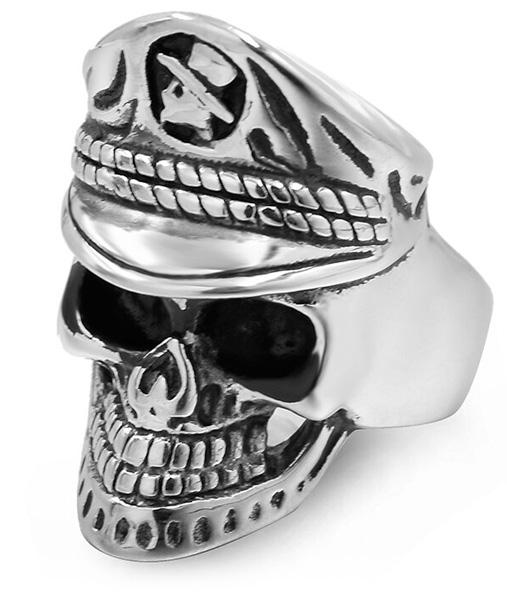 Bague Skull Army (Acier)